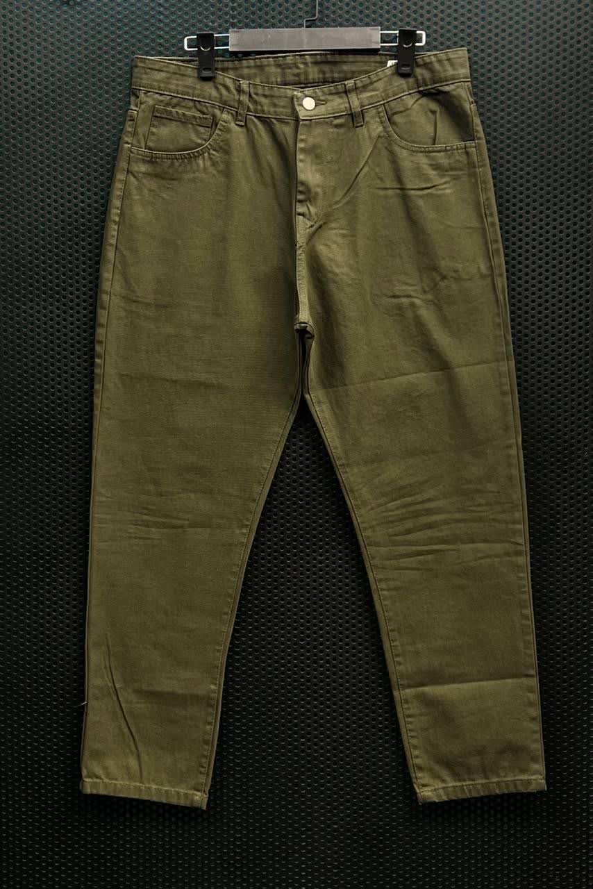 شلوار مام فیت پارچه کتان