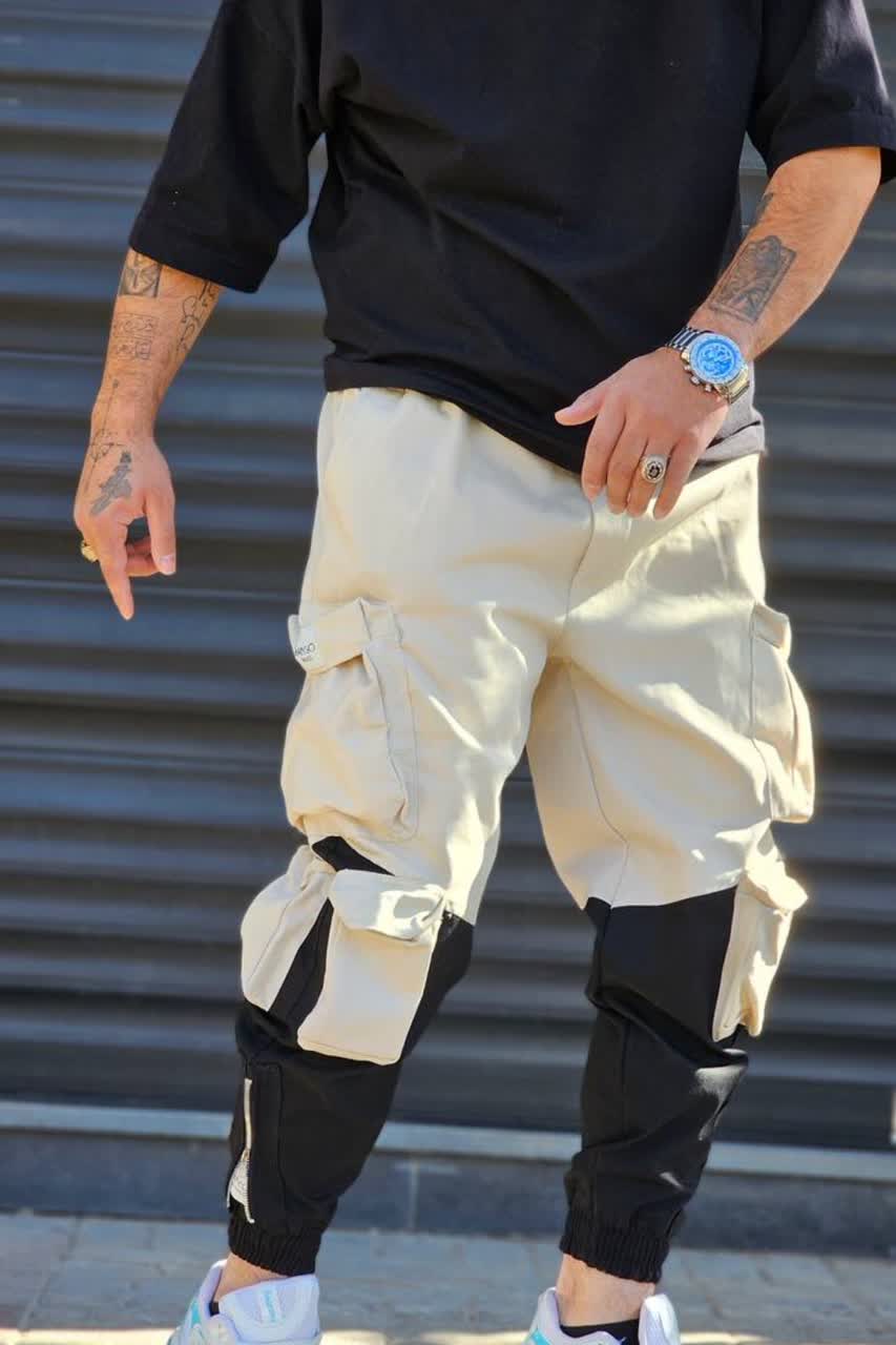 شلوار کتان 10 جیب